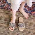 2024 summer new arrival: versatile pearl-embellished flat sandals - trendy, instagram-worthy beach slides for women