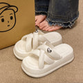2026 new women's slippers: casual, versatile, trendy, high-end, outdoor wear, non-slip, soft sole, height increasing, thick sole ladies' sandals
