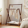 Clothes hanger foldable indoor floor-standing bedroom clothes hanger for home living room balcony clothes drying rack wholesale simple coat rack