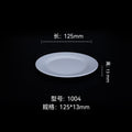 Melamine dinnerware white imitation porcelain premium round plate flat plate plastic dish commercial round plate customization