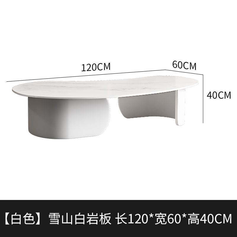 Italian slate coffee table black cashew shaped modern living room for home creative small apartment coffee table italian normcore