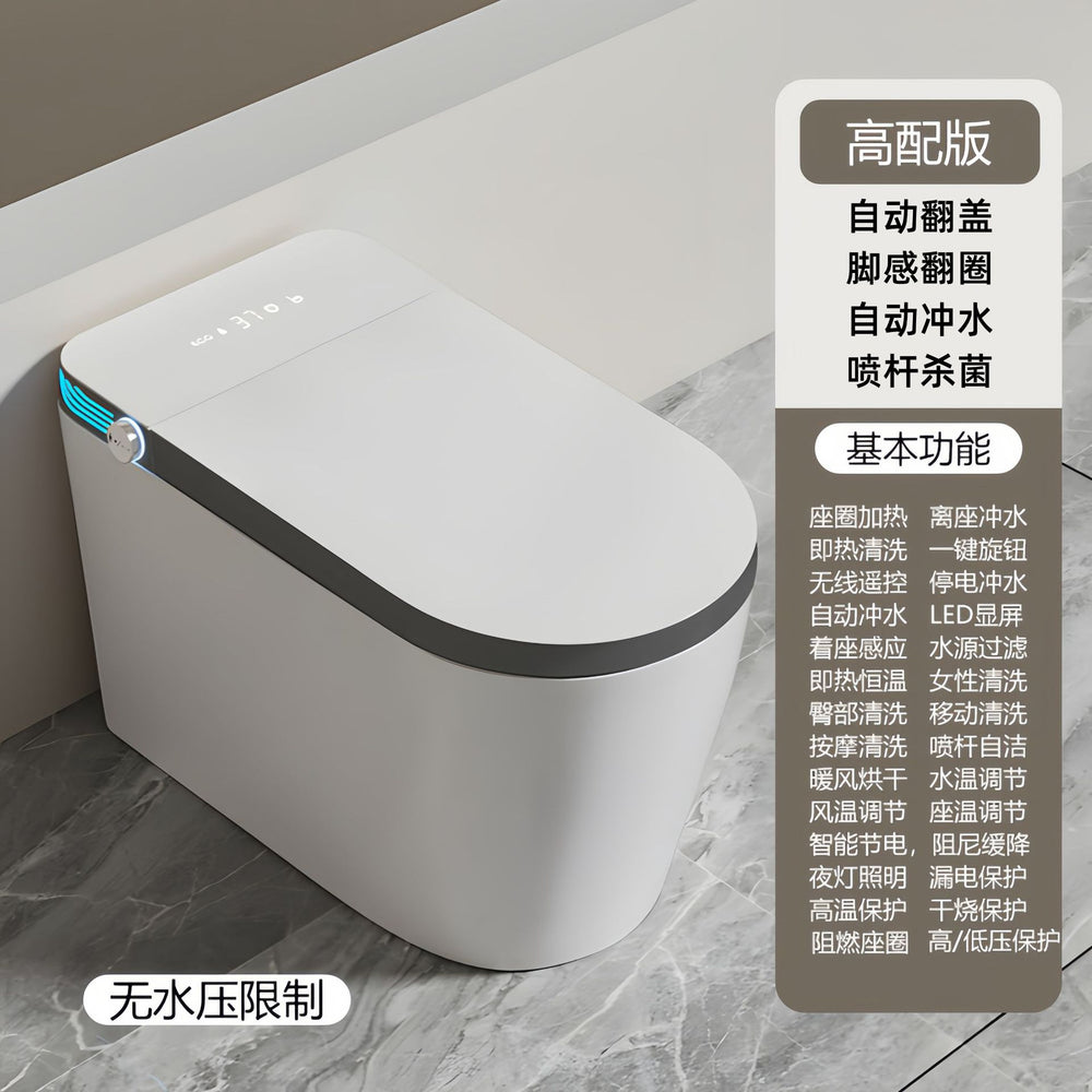 Chaozhou light smart toilet fully automatic all-in-one large seat ring large power with water tank large diameter electric toilet
