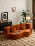 Compressed fabric one-piece sofa bed cross-border small apartment apartment living room removable and washable foldable lazy sofa bed