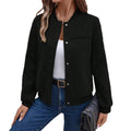 fashion  fall and winternew arrival women's casuallong sleevesshirt tweed jacket outwear baseball uniform