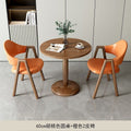 Minimalist modern negotiation table and chair set - perfect for bubble tea shops, coffee shops, dining tables, balcony round tables, casual small spaces, and reception areas