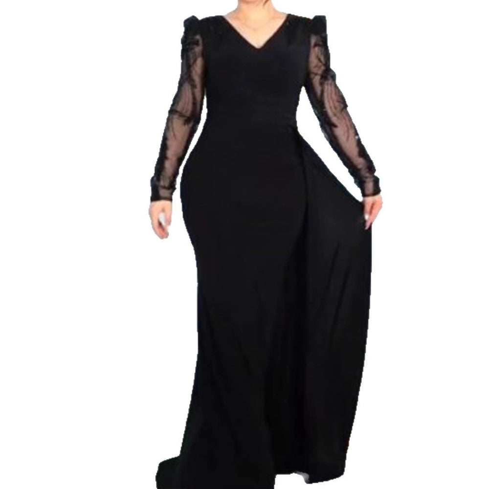 2026 new arrival: cross-border fashion evening gown - perfect for amazon, birthday parties, and special occasions. slim-fit, sexy dress