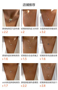 New arrival rice bead necklace wholesale fashion cross-border multi-layer devil's eye pendant jewelry women's fashion exaggerated clavicle chain