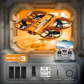 A21 orange [all-inclusive anti-collision + soft-touch paint remote control] 3 batteries