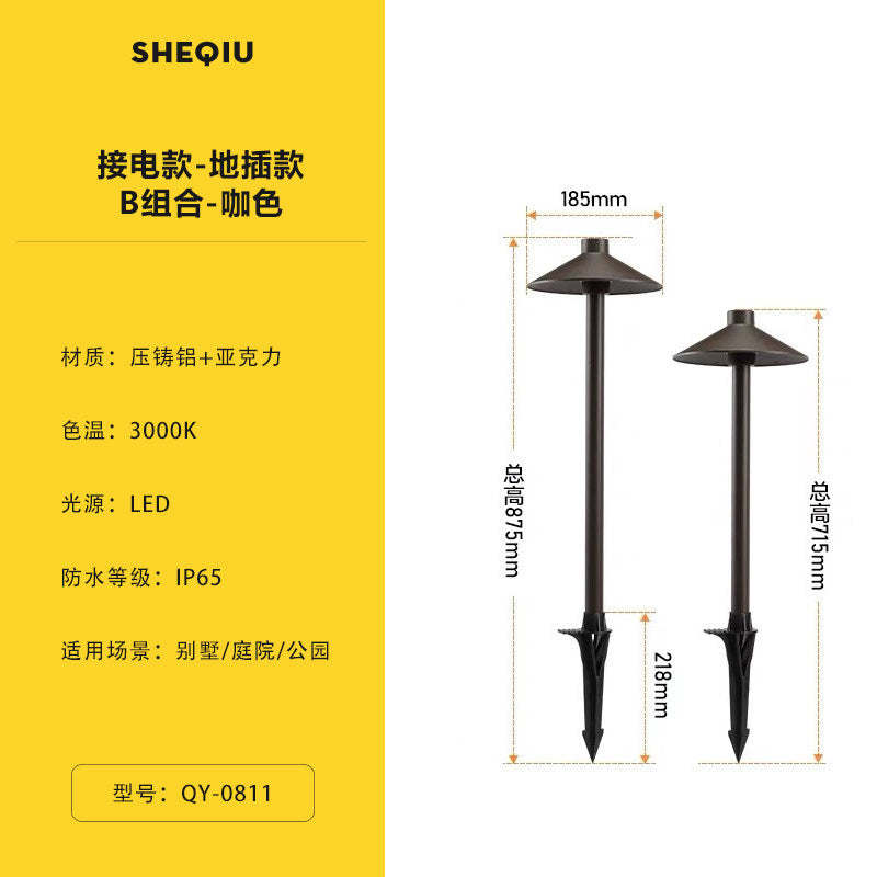 Outdoor solar ground lights - waterproof patio lights for villas, lawns, gardens, and home stays - decorative yard lighting