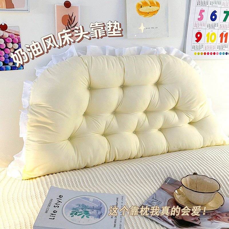 Bed head cushion soft bed pillow dormitory reading large back cushion hugging pillow pillow girl sleeping sofa waist protector