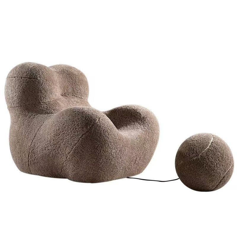Single lazy sofa wool roll mother's embrace sofa chair can lie down and sleep in the living room balcony bedroom manufacturer personalized