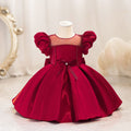 Export small children's dress puff sleeve princess dress baby girl first birthday dress baby dress