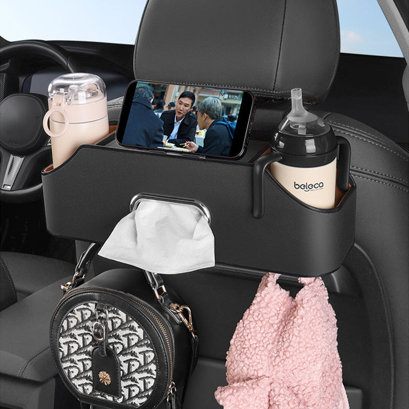 Laiben Car Seat Back Storage Box Car Multifunctional Storage Box Tissue Box Water Cup Shelf Storage Box