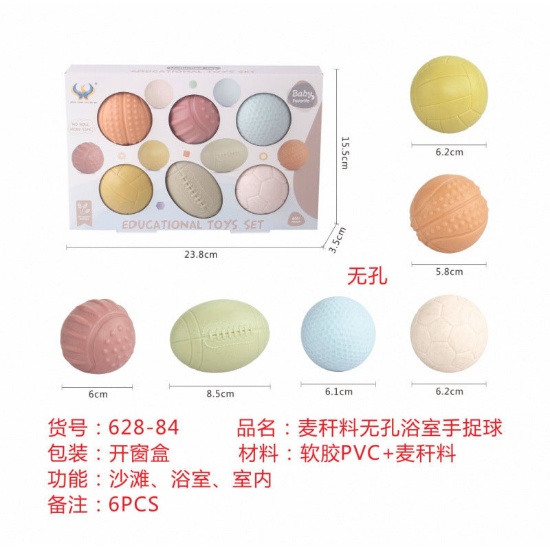 Cross-border  vinyl environmental protection early education shape color cognition bathroom water toy gift stacking music set