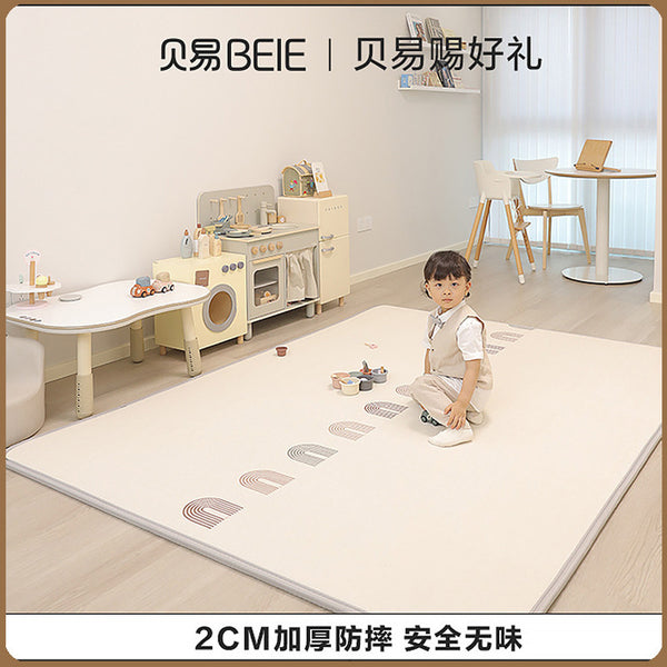 Beiyi baby crawling mat xpe cloth surface living room floor mat baby toddler game mat 2cm thickened children crawling mat