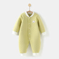 Fall and winter baby khaki cotton baby onesie 0-3-6 baby clothes heattechintimatesnewborn clothes crawling clothes