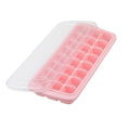 24 grids silicone ice tray ice cube ice making mold ice cube freezer frozen ice cube box making square ice box for home with lid