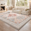 Carpet living room foldable cross-border  persian washed imitation cashmere retro easy-care household bedside mat