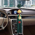 Car pendant car rearview mirror lotus jewelry pendant chinese style step by step lotus car interior decoration supplies collection