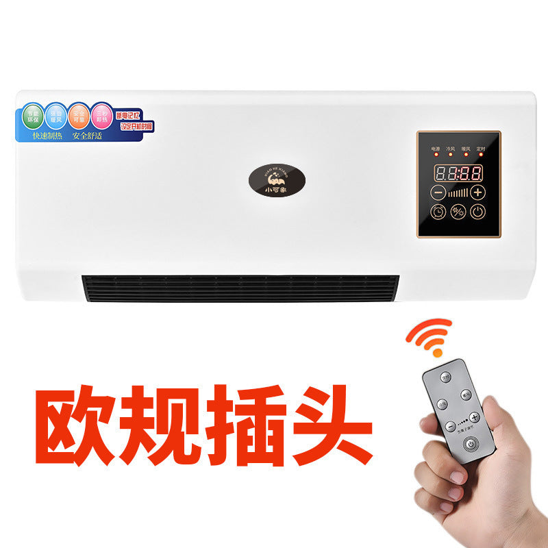 Us standard cross-border mobile hot and cold air heater, bathroom heater, home bedroom wall-mounted energy-saving heater