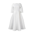 D346  european and american women's clothing  summer new arrival solid color swing dress elegant evening gown foreign trade dress