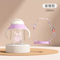 Big kids' tritan sippy cup - durable, drop-resistant bottle for ages 1-3+ - wide-neck straw cup for children