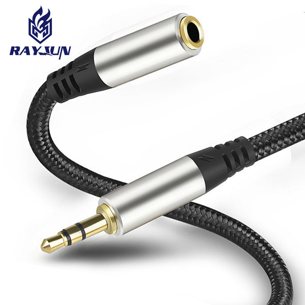 Wholesale 3.5mm earphone extension cable, transfer mobile phone computer desktop audio speaker, connect aux audio extension cable