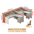 F-shaped double seat+cabinet+chair