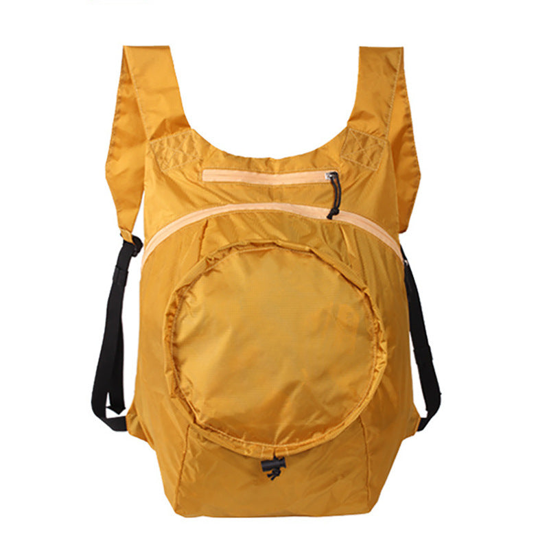Cross-border nylon waterproof folding backpack outdoor leisure travel sports backpack running cycling hiking mountaineering bag