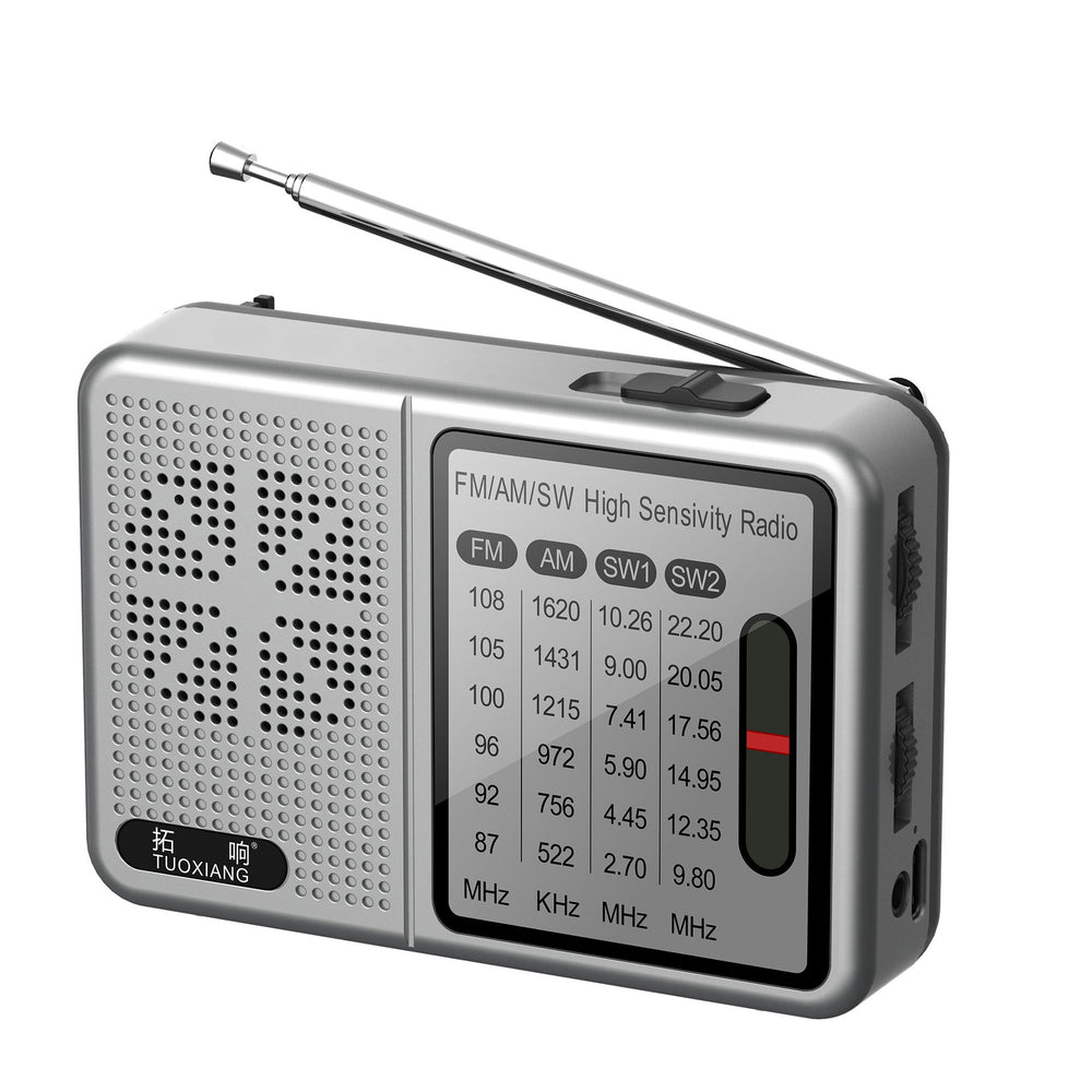 Tuoxiang t-6675 full-band radio for the elderly portable card radio for the elderly shortwave mini charging