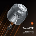 New magnetic detachable rotating blade head shaver - high-power head shaving tool for a clean shave - self-haircutting clipper