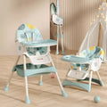 Baby high chair - foldable feeding chair for infants and toddlers - multifunctional dining chair and seat for home use