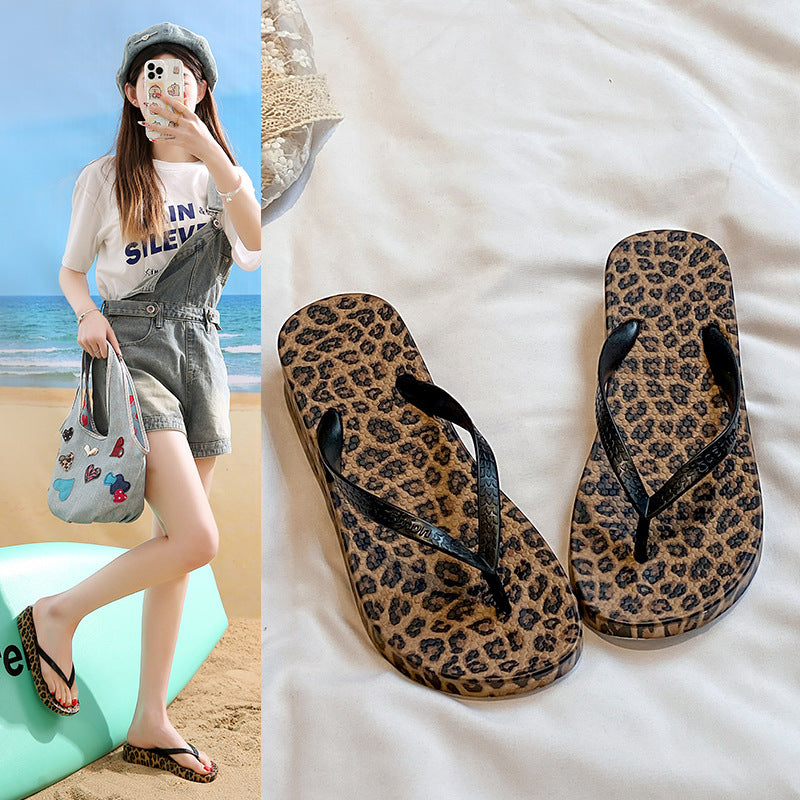Summernew arrivaloutwearthick solefashion sandals flip-flops open toe casualplus size flip-flops for women