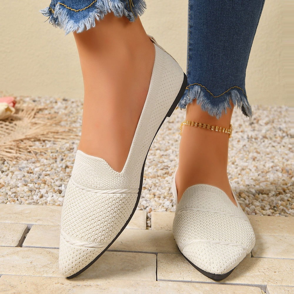 summer new arrival: plus-size women's casual comfort pointed-toe fashion slip-on sandals for wholesale (export)
