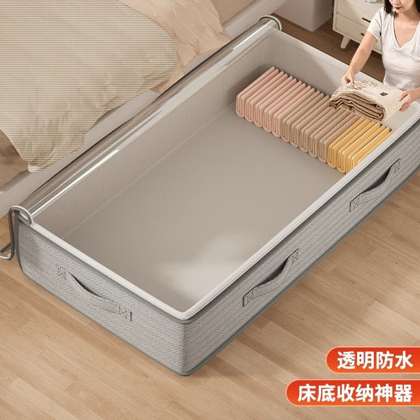 Under the bed storage bag Super thick mildew-proof durable fabric foldable household clothes quilt Under the bed storage bag