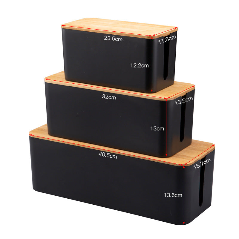 Plastic wire storage box directly from the manufacturer Power plug board Wire box Hub box Socket data cable storage box