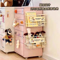 Haiermo cream style eight drawer cabinet movable desk under drawer cabinet living room bedroom room storage dopamine popular