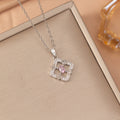 【titanium steel】european and american fashion hot-selling four-leaf clover necklace - women's high-end, stylish, minimalist new clavicle chain accessory