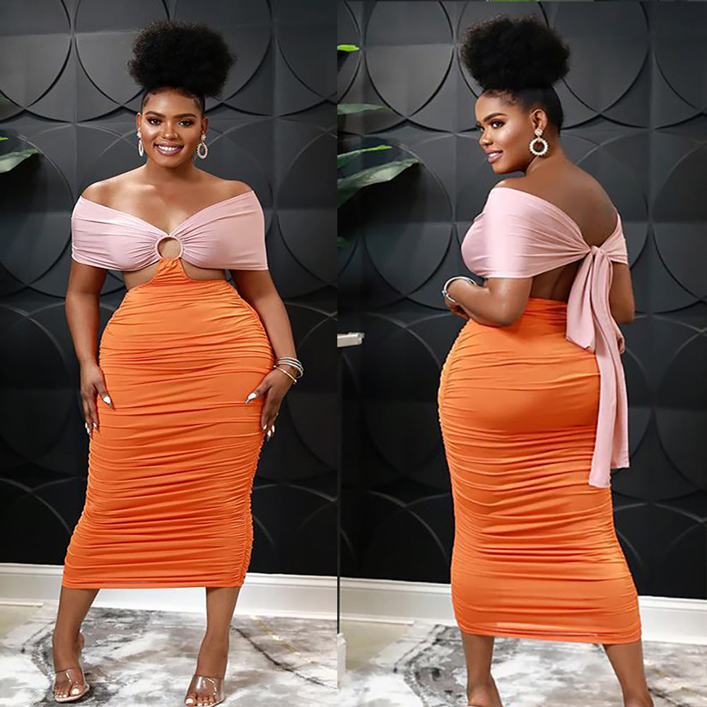 sourcing: european & american apparel -  hot seller: sexy off-the-shoulder, bandeau, tie-up, stretchy bodycon dress for nightclubs & parties