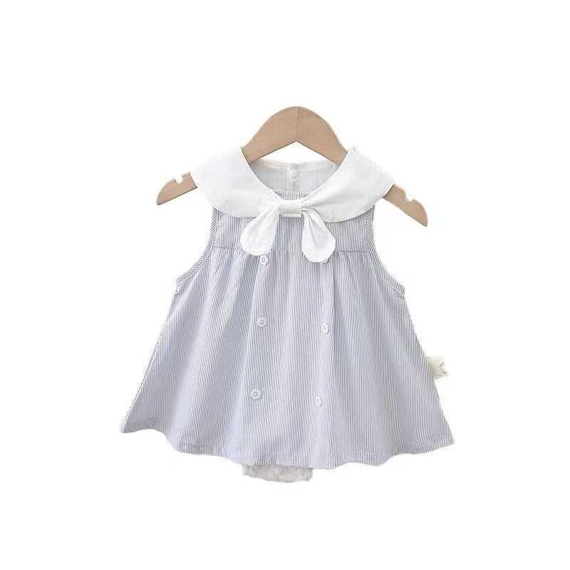 Summer lightweight bodysuit baby clothes summer baby girl romper bodysuit dress summer princess outfit trendy