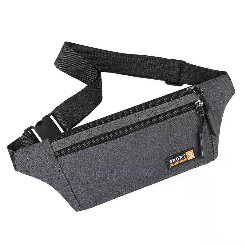 New fanny pack women's large-capacity multi-function anti-splashing water cashier business bag outdoor travel fashion mobile phone bag men