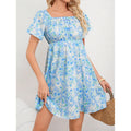 code new arrival  women's original elegant elastic square neck one-shoulder dress