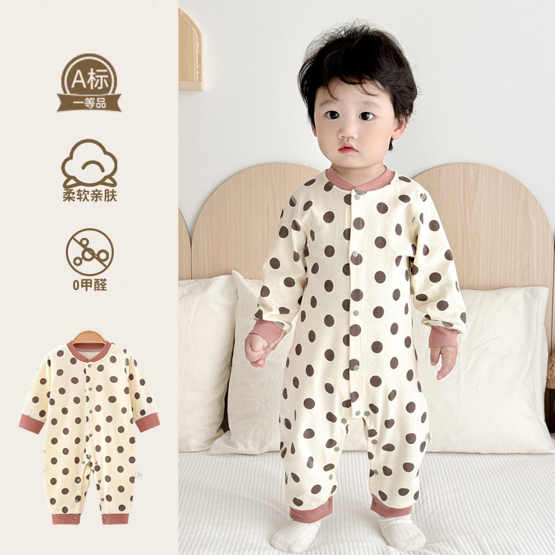 Baby romper  spring/autumn cartoon newborn bodysuit unisex baby loungewear casual crawling suit