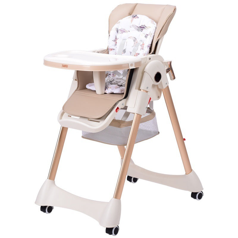 Baby Dining Chair Eating Chair Multifunctional 2-in-1 Foldable Household Portable Baby Dining Table Seat Rocking Chair