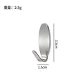 Heavy-duty adhesive hooks - no drilling required! perfect for kitchen, bathroom, walls, backpacks. damage-free, 304 stainless steel, high load-bearing capacity