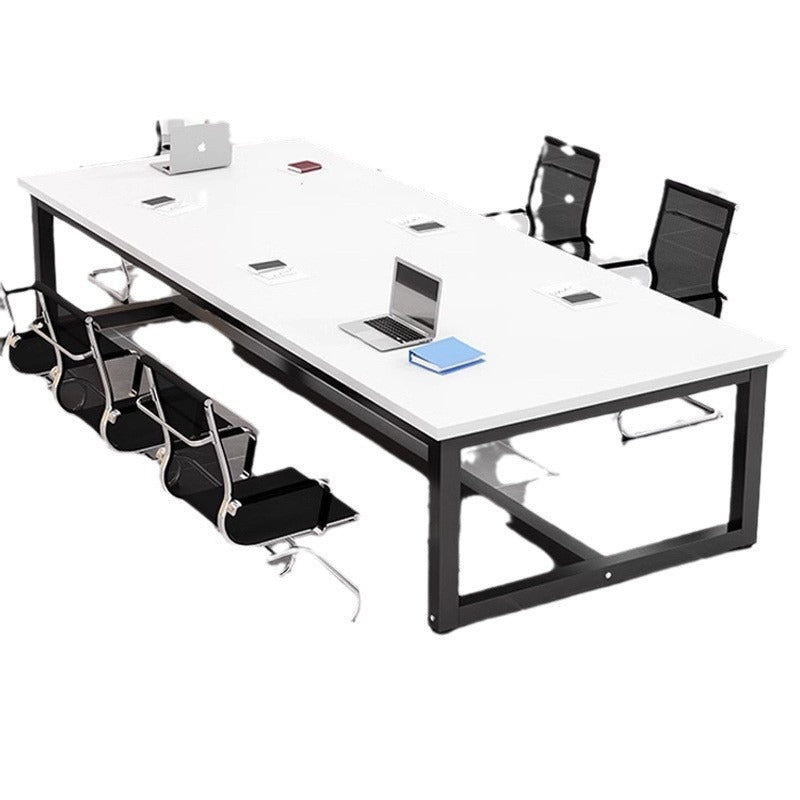 Conference table Long table Simple modern office desk and chair combination Small meeting room Negotiation table Long table Workbench
