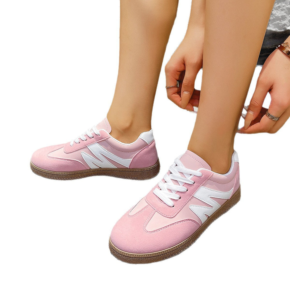 Amazon retro red german army trainers (gats) for women,  spring new collection, flat sole, export quality, student sneakers, casual athletic shoes