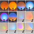 Popular wireless remote control charging sunset lamp sunset lamp wall lamp wiring-free atmosphere background wall decorative painting lamp