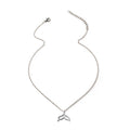 Wholesale mermaid necklace - european & american cross-border alloy jewelry - versatile dolphin tail pendant - niche, affordable luxury women's necklace