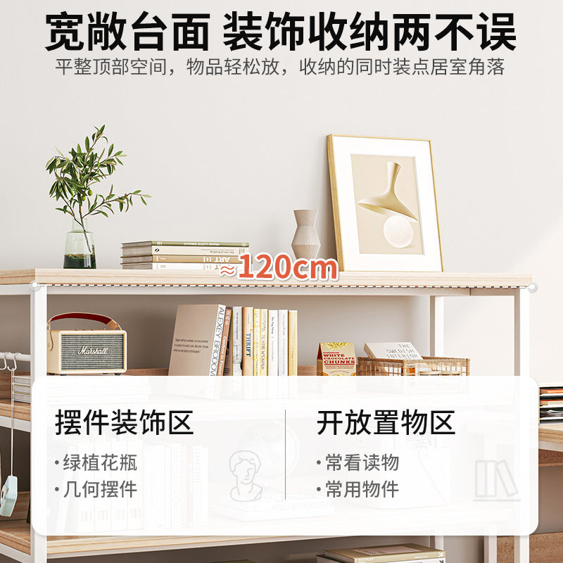 Shelf Shelf Floor Office Multi-layer Storage Shelf Locker Next to Desk Low Cabinet Household Shelf Display Cabinet